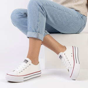 ZAPATILLA MUJER STHEF CASUAL BLANCO 8079