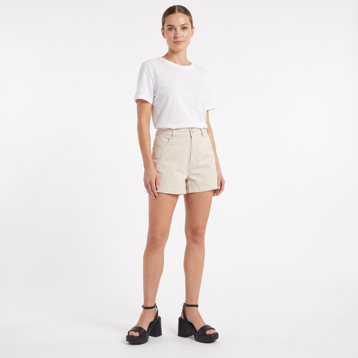 SANDALIA MUJER STHEF CASUAL NEGRO 7798