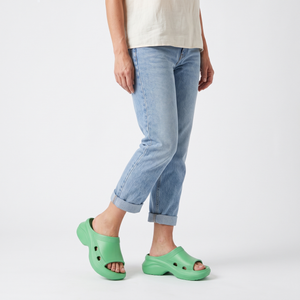 SANDALIA MUJER STHEF CASUAL VERDE 7885