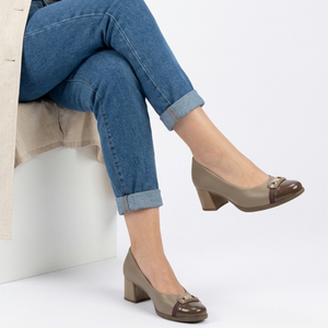 ZAPATO MUJER PICCADILLY VESTIR FENDI/VINHO/MADEIRA 65406500000006