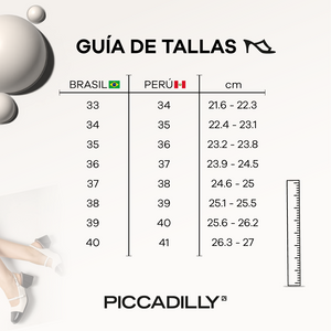 SANDALIA MUJER PICCADILLY VESTIR PRETO 82201100000006
