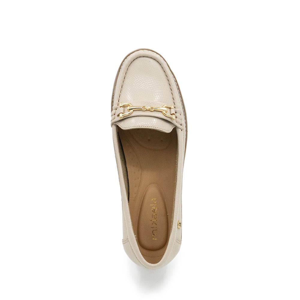 Zapatos de Cuero para Mujer Vainilla 1135423