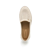 Zapato de Cuero para Mujer Color Vainilla 1135418