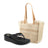 PACK PLAYERO CARTERA + SANDALIA 8203 NEGRO