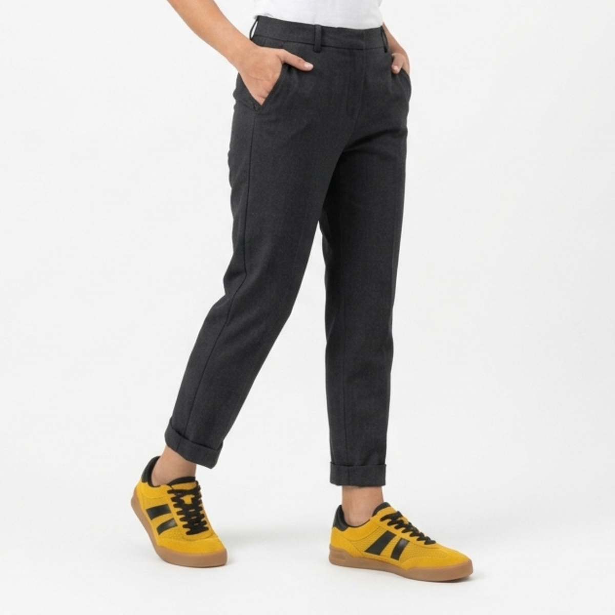 ZAPATILLA MUJER STHEF CASUAL AMARILLO 8142