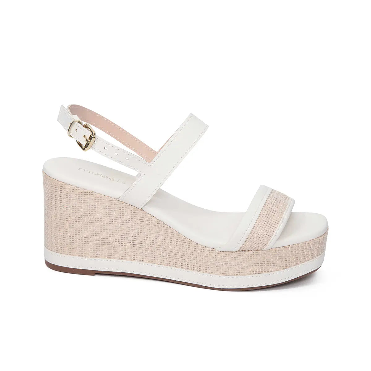 SANDALIA MUJER MIKAELA CASUAL BRANCO 20315-10