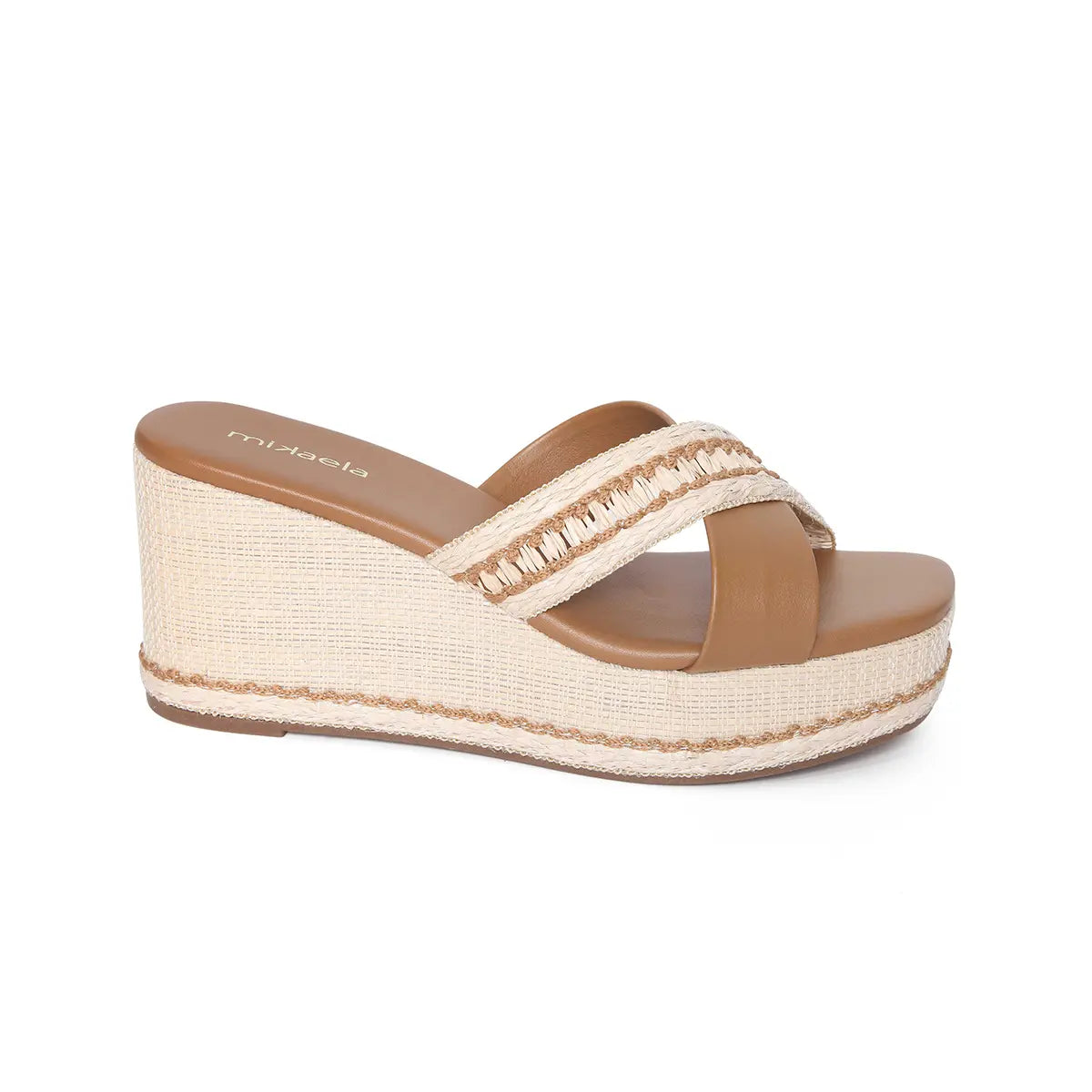 SANDALIA MUJER MIKAELA CASUAL CAPUCCINO 20315-15