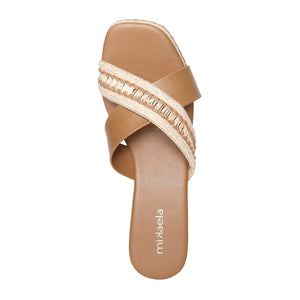 SANDALIA MUJER MIKAELA CASUAL CAPUCCINO 20315-15