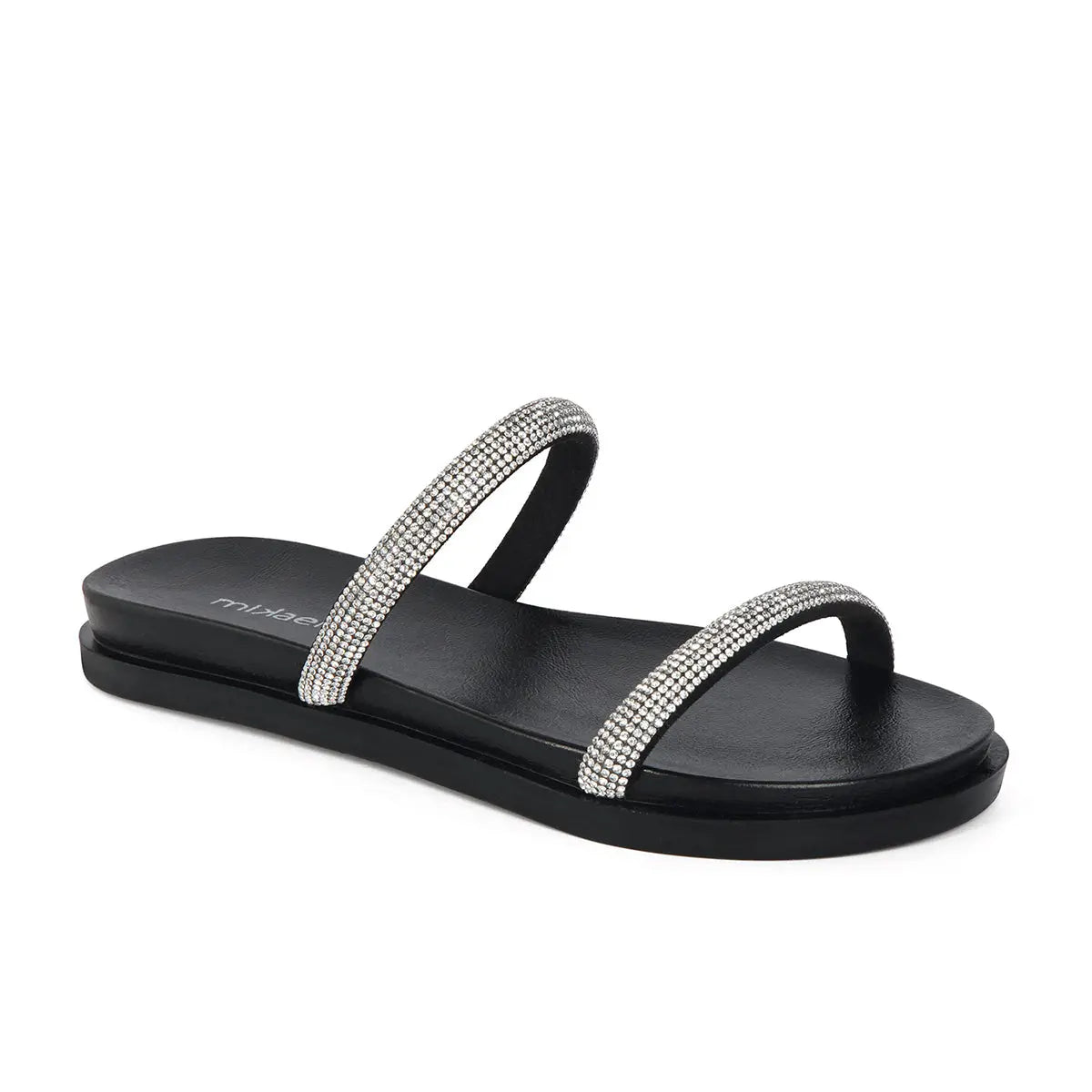 SANDALIA MUJER MIKAELA CASUAL CRISTAL/PRETO 3033.0308(3)