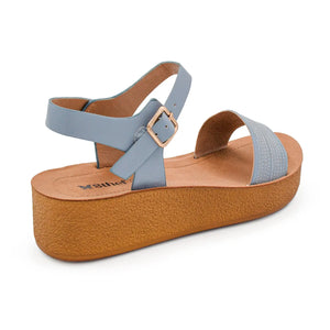 SANDALIA MUJER STHEF CASUAL AZUL 8021