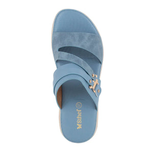 SANDALIA MUJER STHEF CASUAL AZUL 8028