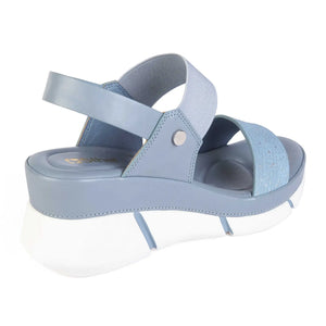 SANDALIA MUJER STHEF CASUAL AZUL 8035