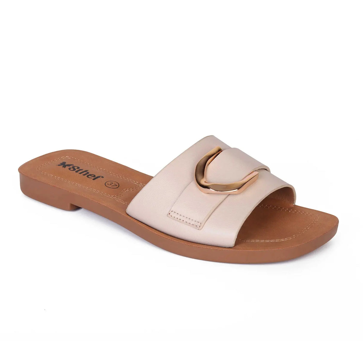SANDALIA MUJER STHEF CASUAL BEIGE 7997