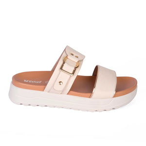SANDALIA MUJER STHEF CASUAL BEIGE 7998