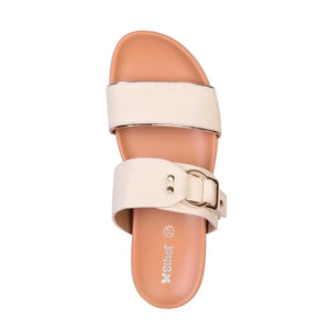 SANDALIA MUJER STHEF CASUAL BEIGE 7998