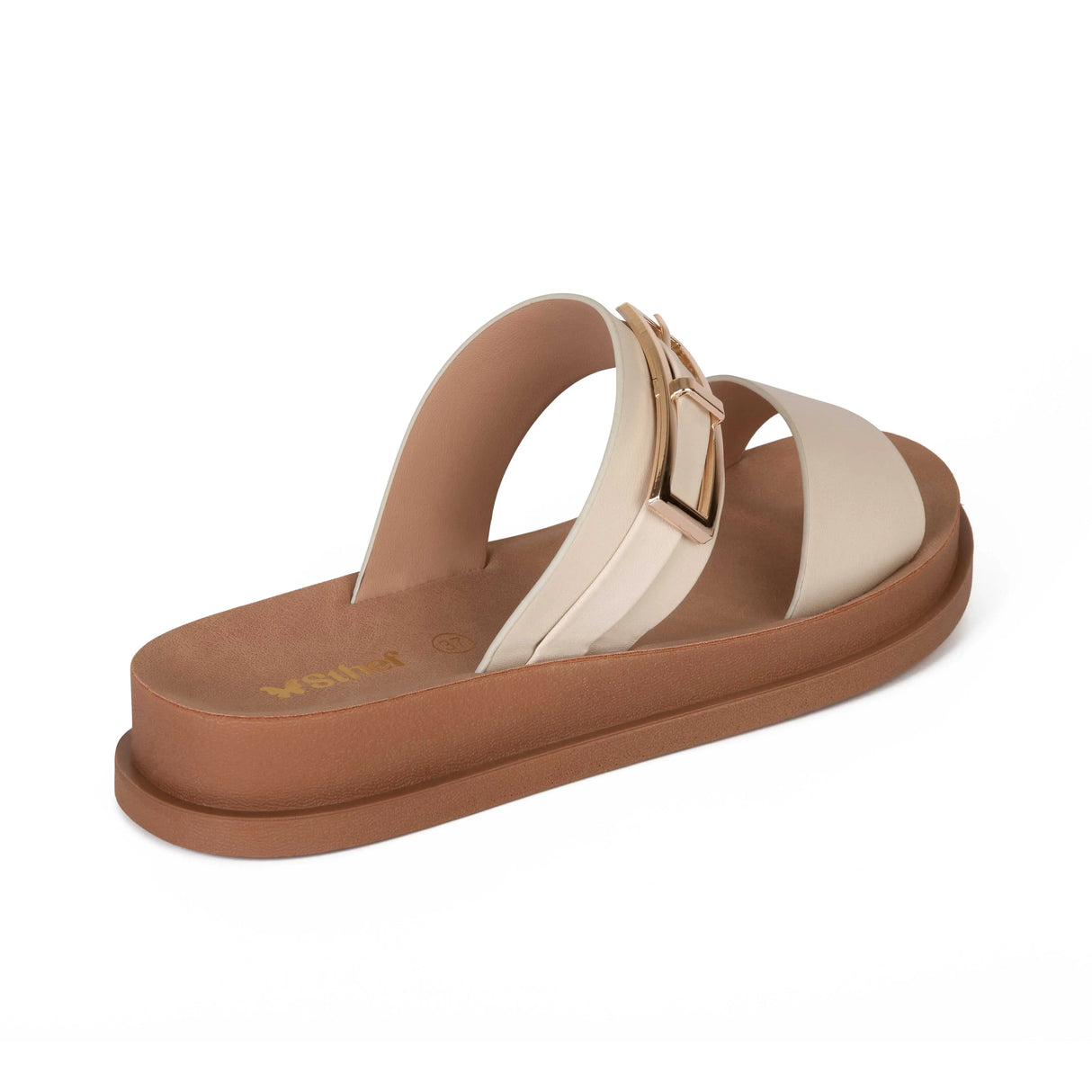 SANDALIA MUJER STHEF CASUAL BEIGE 8007