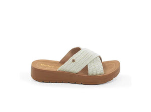 SANDALIA MUJER STHEF CASUAL BEIGE 8040