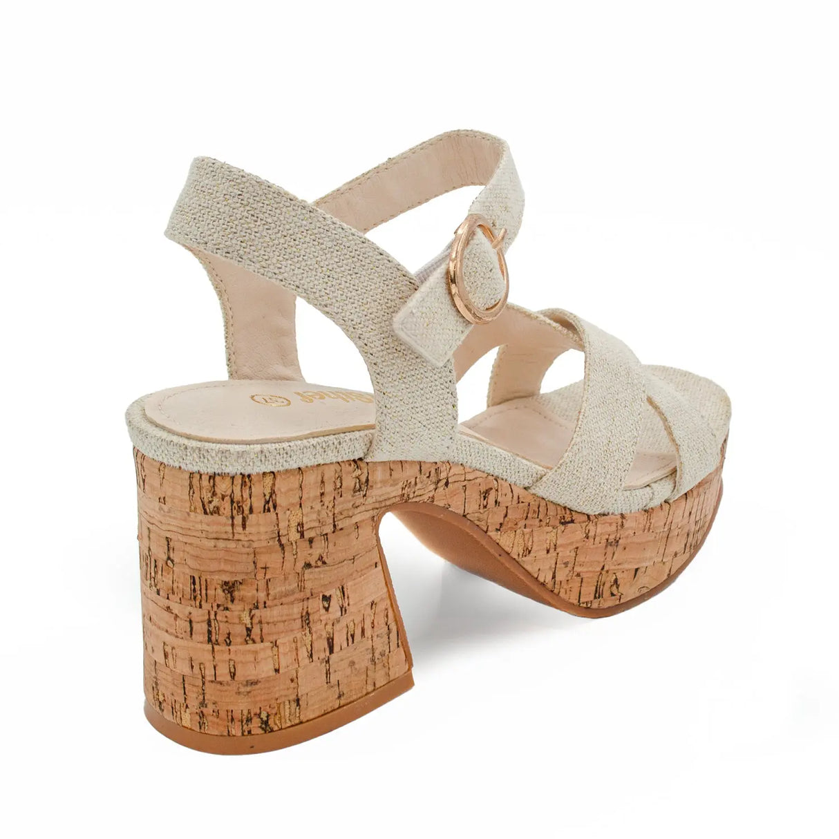 SANDALIA MUJER STHEF CASUAL BEIGE 8046