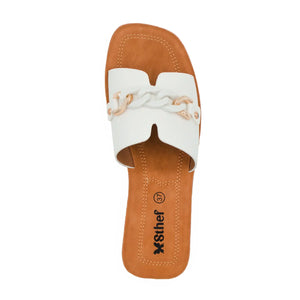 SANDALIA MUJER STHEF CASUAL BLANCO 7996