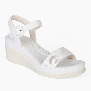 SANDALIA MUJER STHEF CASUAL BLANCO 8003