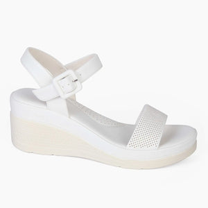 SANDALIA MUJER STHEF CASUAL BLANCO 8003