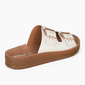 SANDALIA MUJER STHEF CASUAL BLANCO 8015