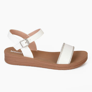 SANDALIA MUJER STHEF CASUAL BLANCO 8017