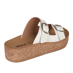 SANDALIA MUJER STHEF CASUAL BLANCO 8018