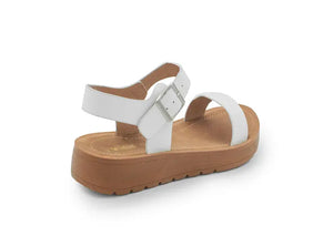 SANDALIA MUJER STHEF CASUAL BLANCO 8041