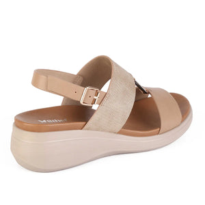 SANDALIA MUJER STHEF CASUAL CAMEL 8014