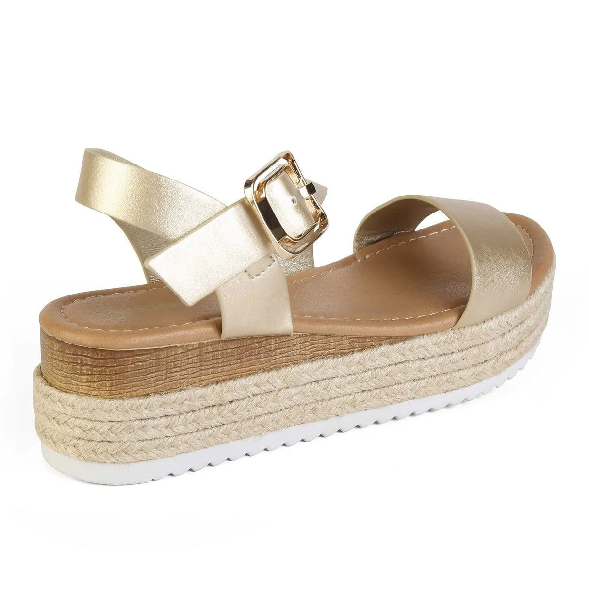 SANDALIA MUJER STHEF CASUAL DORADO 8043