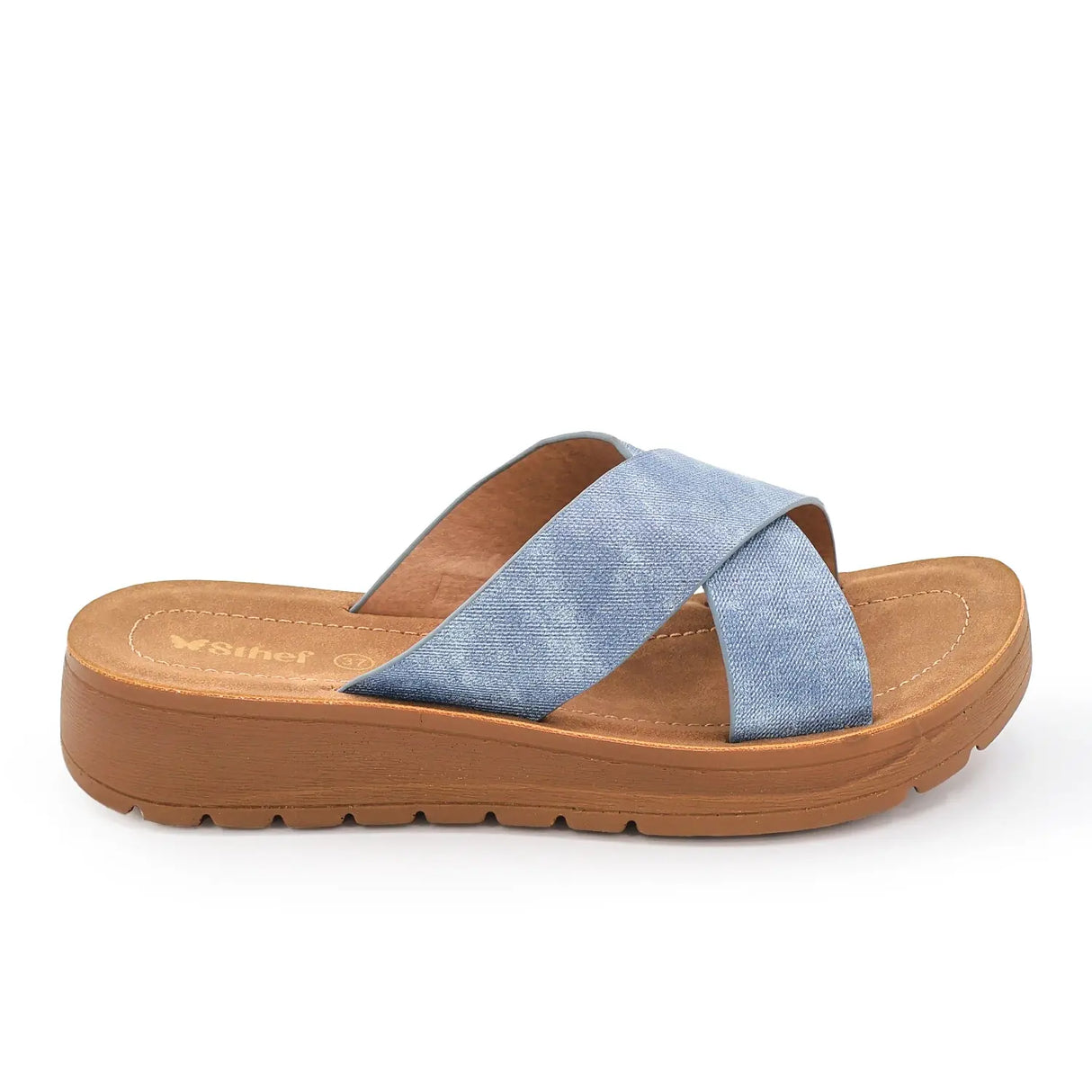 SANDALIA MUJER STHEF CASUAL JEANS 8042