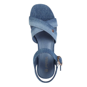 SANDALIA MUJER STHEF CASUAL JEANS 8046