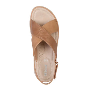 SANDALIA MUJER STHEF CASUAL MARRON 8001