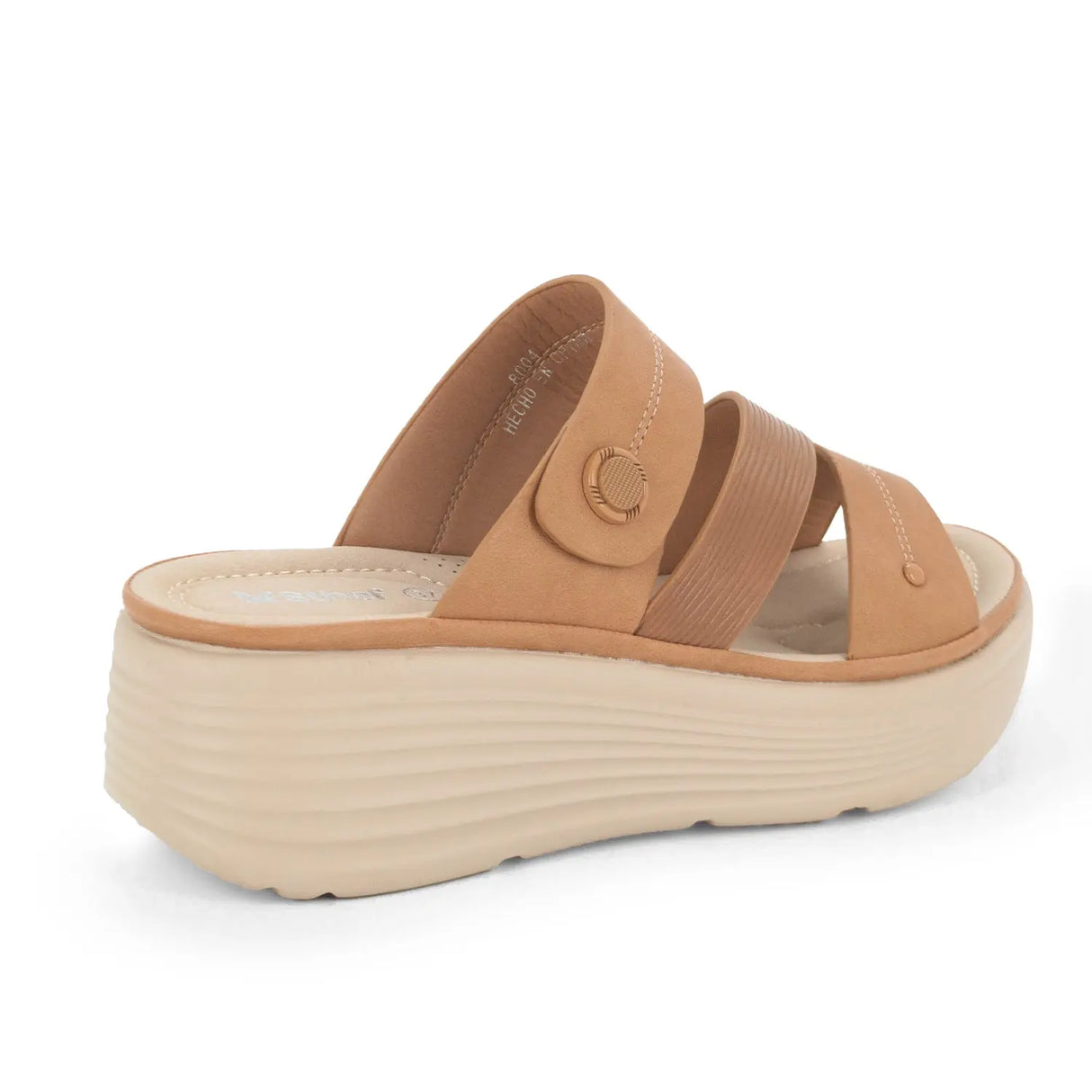 SANDALIA MUJER STHEF CASUAL MARRON 8004