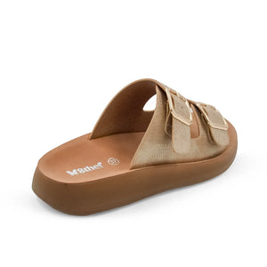 SANDALIA MUJER STHEF CASUAL MARRON 8016