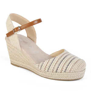 SANDALIA MUJER STHEF CASUAL MARRON 8051