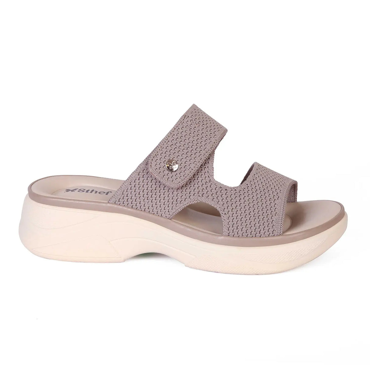 SANDALIA MUJER STHEF CASUAL MAUVE 7987