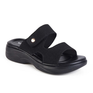 SANDALIA MUJER STHEF CASUAL NEGRO 7987