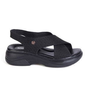 SANDALIA MUJER STHEF CASUAL NEGRO 7988