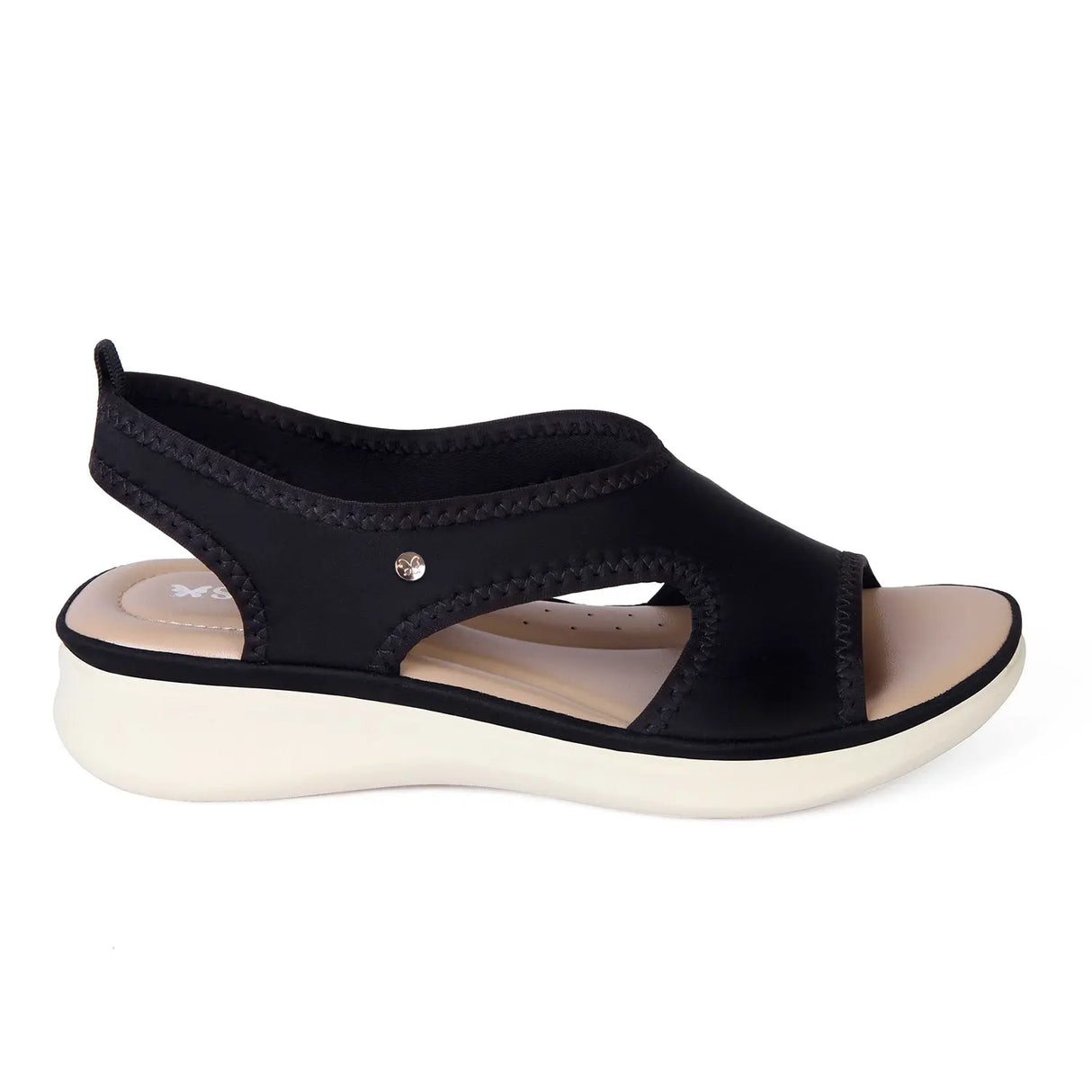 SANDALIA MUJER STHEF CASUAL NEGRO 7989
