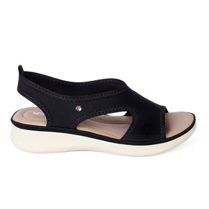 SANDALIA MUJER STHEF CASUAL NEGRO 7989