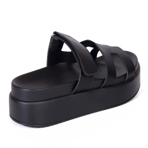 SANDALIA MUJER STHEF CASUAL NEGRO 8005
