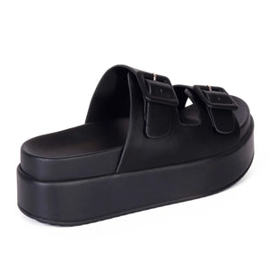 SANDALIA MUJER STHEF CASUAL NEGRO 8006