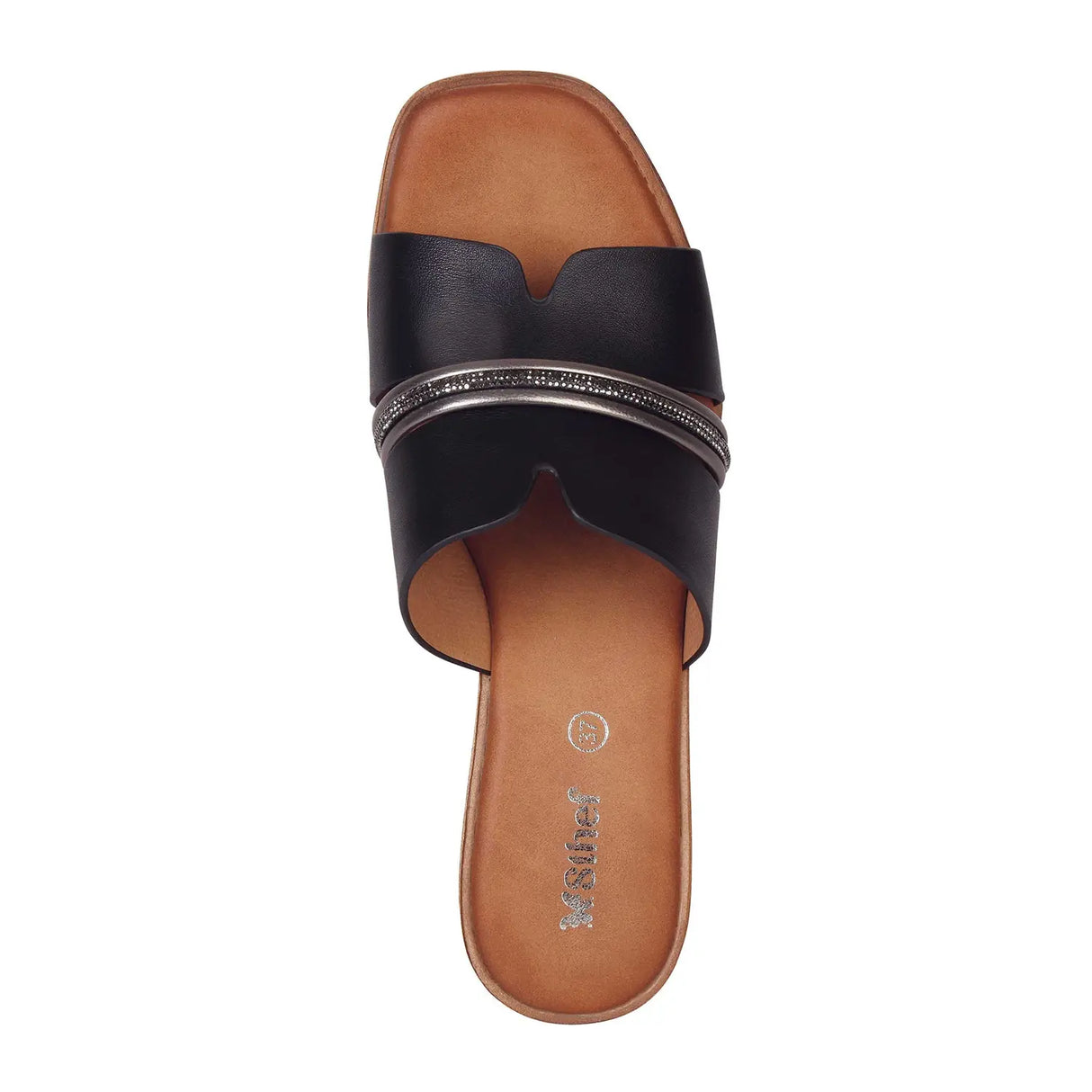 SANDALIA MUJER STHEF CASUAL NEGRO 8012