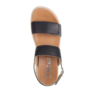 SANDALIA MUJER STHEF CASUAL NEGRO 8013