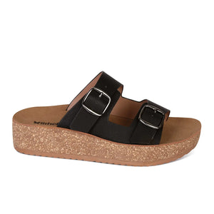 SANDALIA MUJER STHEF CASUAL NEGRO 8018