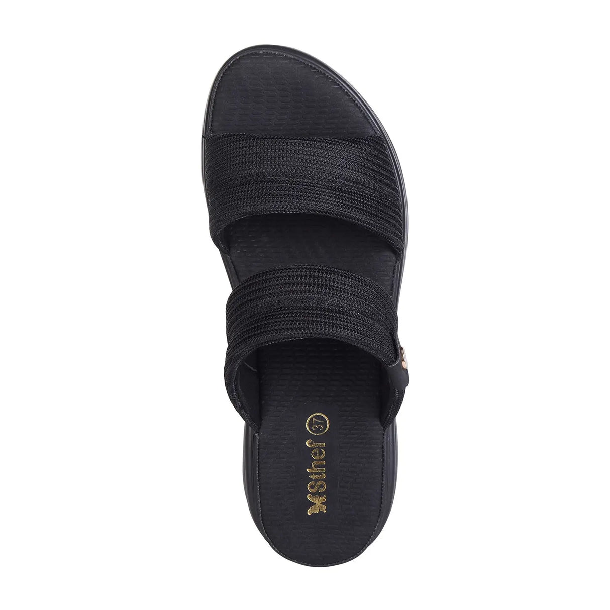 SANDALIA MUJER STHEF CASUAL NEGRO 8027