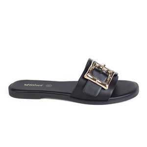 SANDALIA MUJER STHEF CASUAL NEGRO 8039