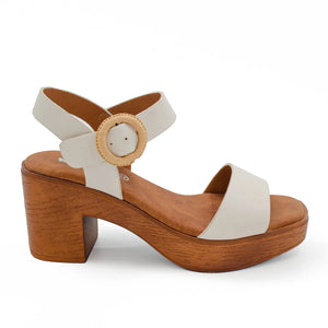 SANDALIA MUJER STHEF CASUAL OFF WHITE 8011